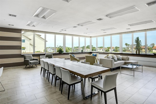 223 Island Way Unit 5D, Clearwater Beach, FL 33767 - dining area featuring visible vents