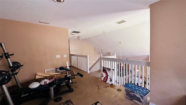 interior space with visible vents