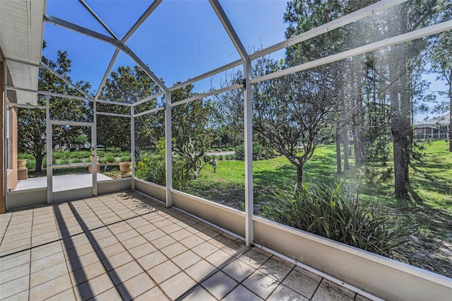 617 Glastonbury Ct, Spring Hill, FL 34609 - unfurnished sunroom featuring healthy amount of natural light