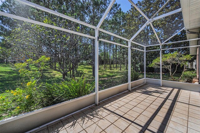 617 Glastonbury Ct, Spring Hill, FL 34609 - view of unfurnished sunroom