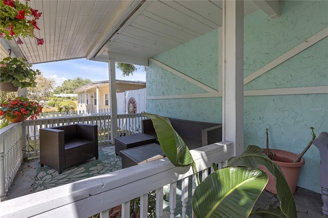 2014 E Broad St, Tampa, FL 33610 - balcony with an outdoor living space