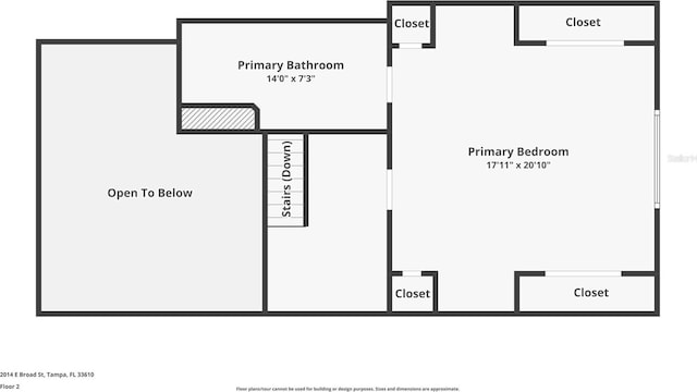 2014 E Broad St, Tampa, FL 33610 - plan