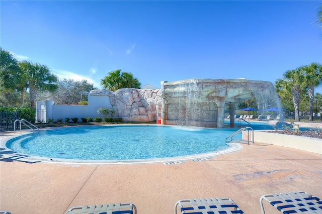 view of community pool