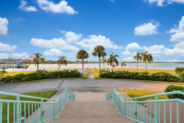 1 Key Capri Unit 608E, Treasure Island, FL 33706 - view of community with a water view