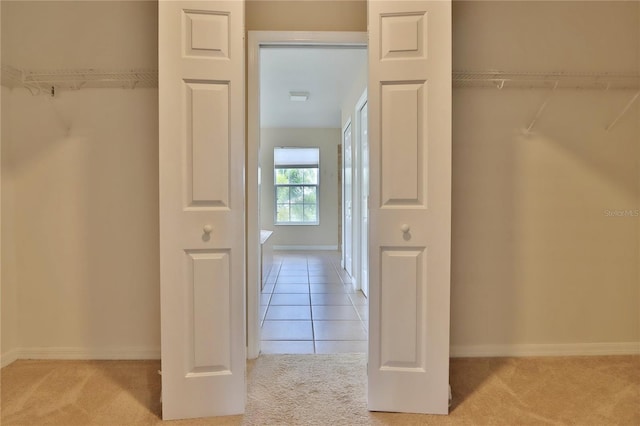view of closet
