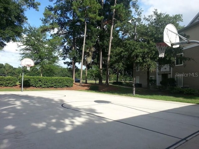 view of sport court with community basketball court
