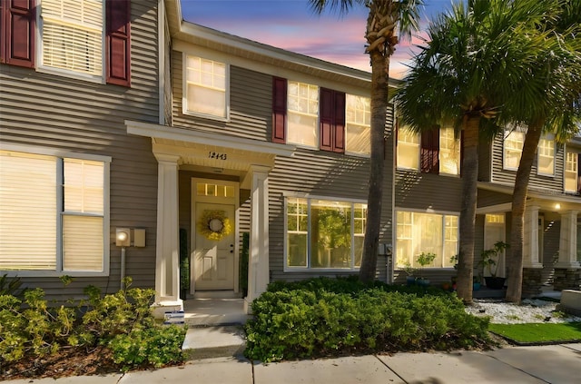 view of front of home