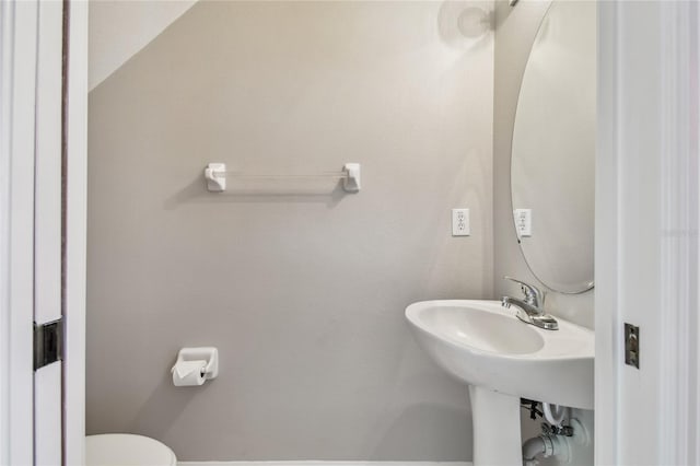 half bath with toilet