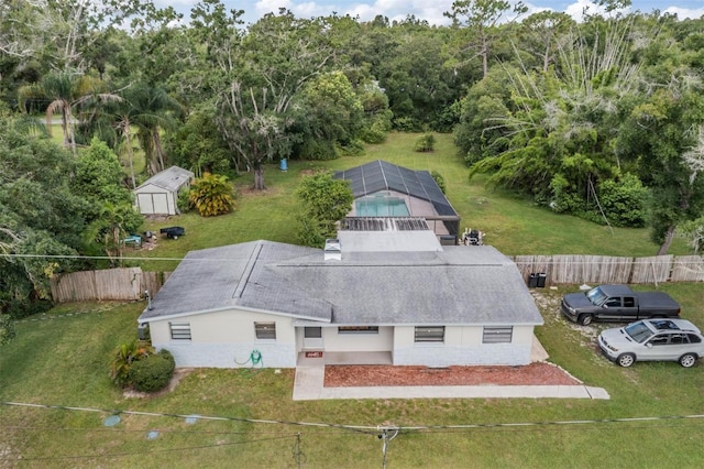 15808 Willowdale Rd, Tampa, FL 33625 - view from above of property