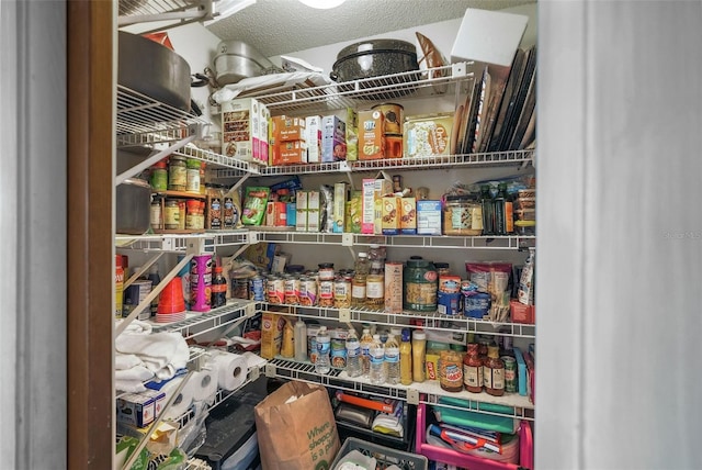 view of storage area
