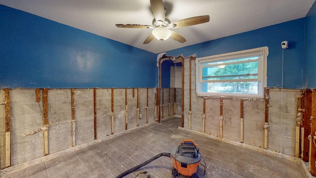 4511 Huntington St NE, Saint Petersburg, FL 33703 - below grade area with ceiling fan