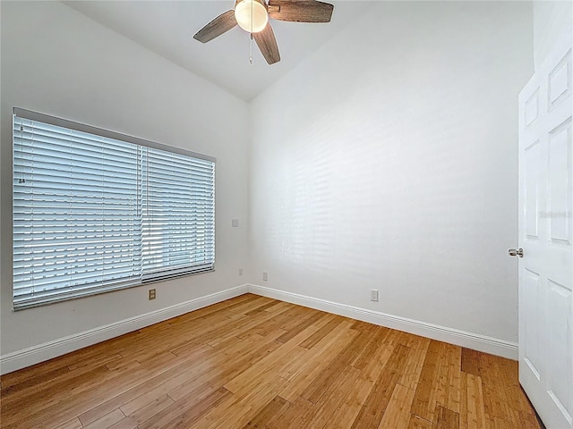 13891 Feather Sound Dr, Clearwater, FL 33762 - empty room with light wood finished floors and a ceiling fan