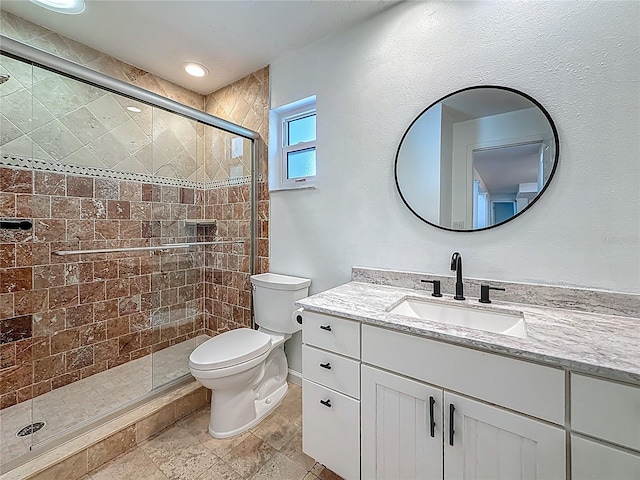 13891 Feather Sound Dr, Clearwater, FL 33762 - full bath with vanity and a stall shower