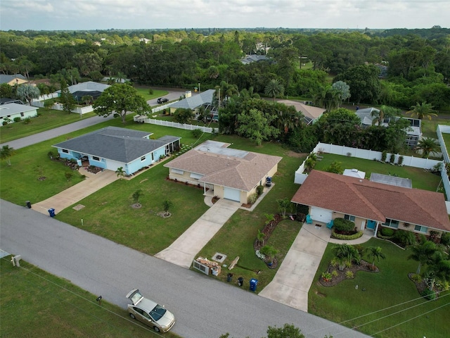 birds eye view of property featuring a residential view