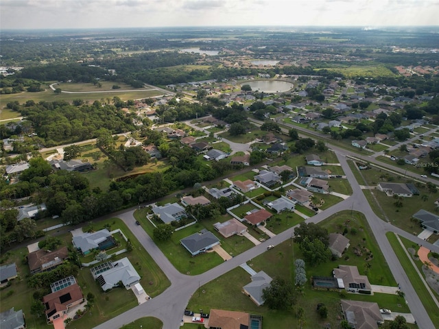 bird's eye view featuring a residential view