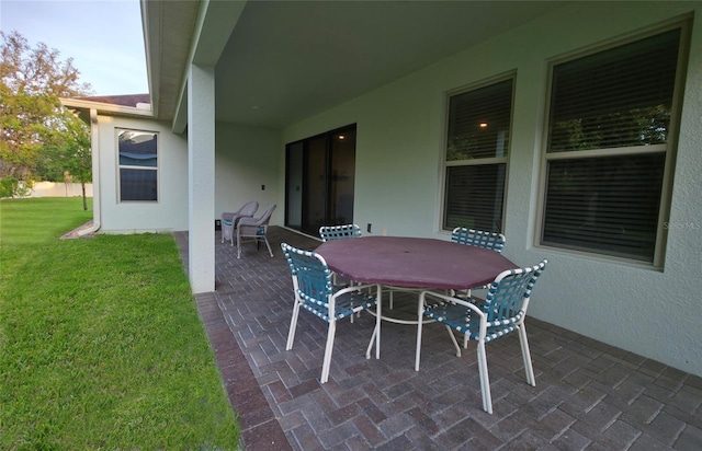 view of patio / terrace with outdoor dining area