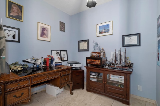 15630 N Himes Ave, Tampa, FL 33618 - office area with light tile patterned flooring