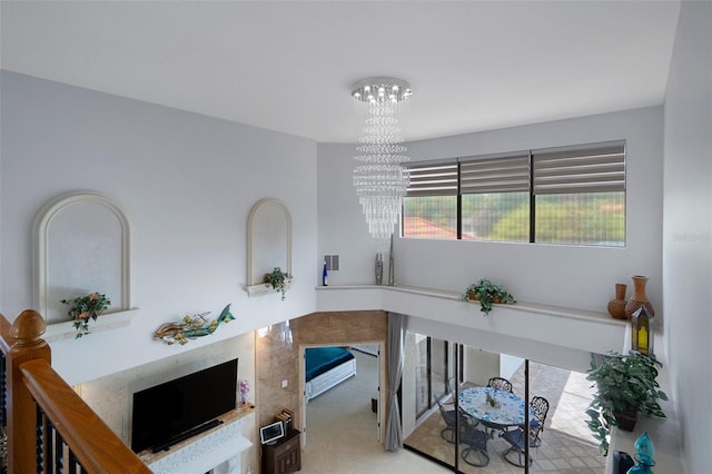 15630 N Himes Ave, Tampa, FL 33618 - dining space featuring visible vents and an inviting chandelier