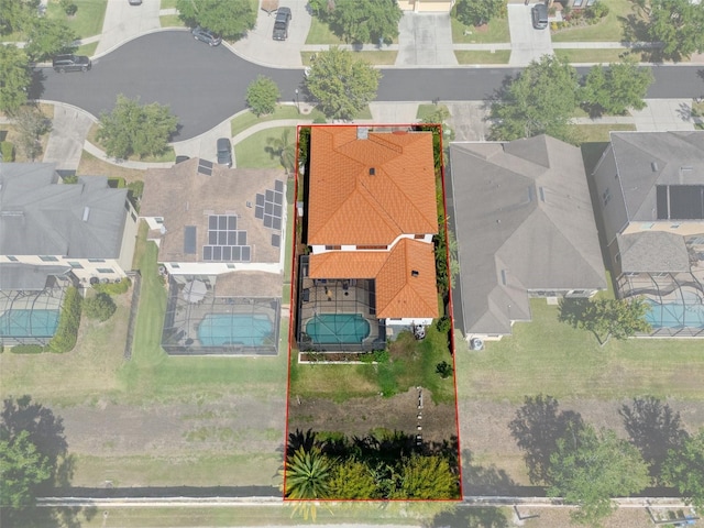 15630 N Himes Ave, Tampa, FL 33618 - birds eye view of property featuring a residential view