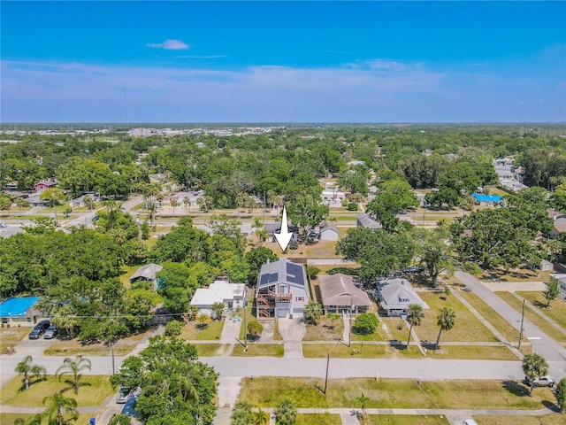 aerial view featuring a residential view