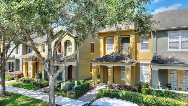view of property with stucco siding