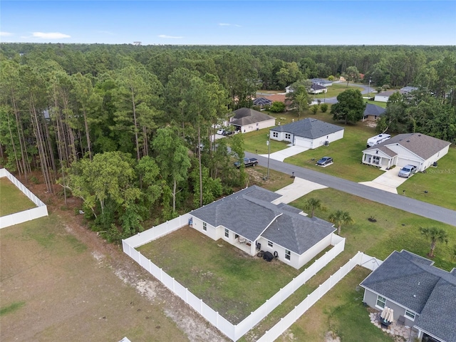 6873 SW 131st Pl, Ocala, FL 34473 - aerial view with a view of trees and a residential view