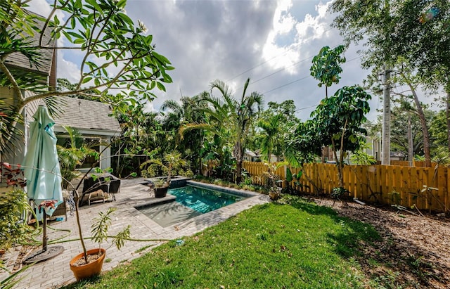 678 Greenglen Ln, Palm Harbor, FL 34684 - view of pool with a patio