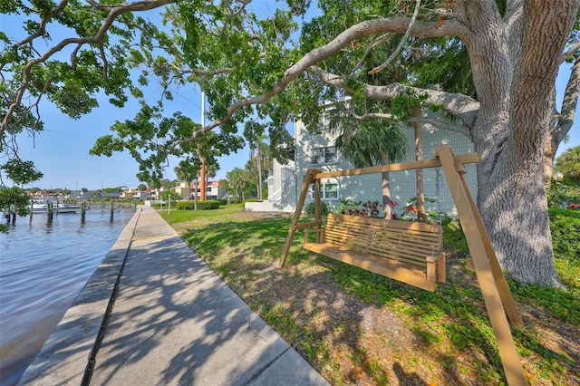 2424 W Tampa Bay Blvd Unit I202, Tampa, FL 33607 - dock area featuring a water view