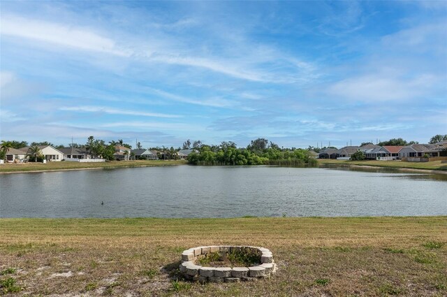water view featuring nearby suburban area
