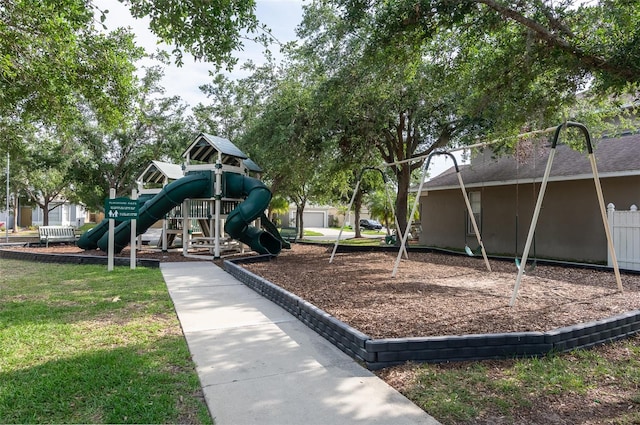 view of communal playground