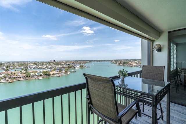 9495 Blind Pass Rd Unit 907, St Pete Beach, FL 33706 - balcony with a water view