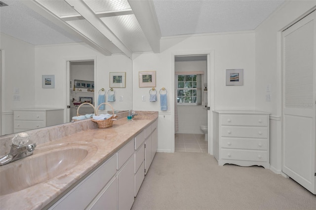 5115 S Jules Verne Ct, Tampa, FL 33611 - bathroom with toilet, double vanity, and a sink