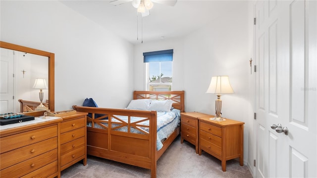 5735 Mezzana Run, Palmetto, FL 34221 - bedroom featuring light carpet and ceiling fan