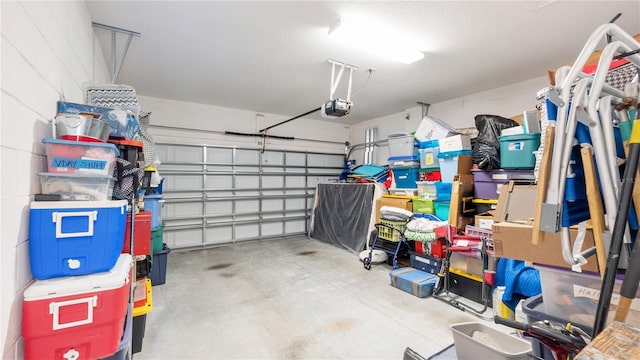 5735 Mezzana Run, Palmetto, FL 34221 - garage featuring a garage door opener