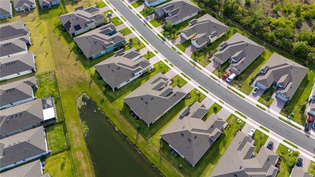 5735 Mezzana Run, Palmetto, FL 34221 - aerial view featuring a residential view and a water view