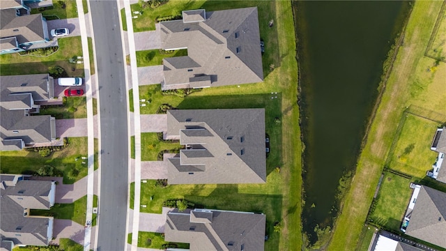 5735 Mezzana Run, Palmetto, FL 34221 - aerial view featuring a water view and a residential view