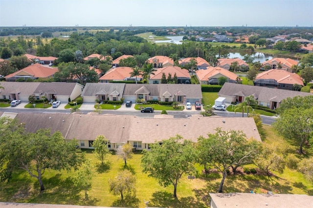 1046 Almondwood Dr, Trinity, FL 34655 - bird's eye view with a residential view and a water view