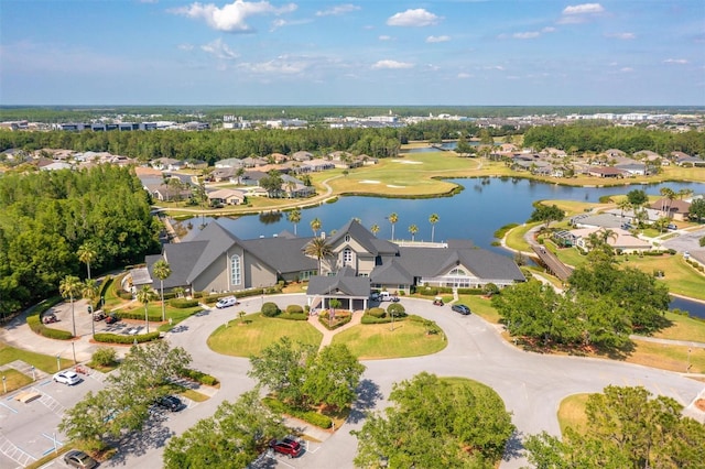 1046 Almondwood Dr, Trinity, FL 34655 - bird's eye view featuring a residential view and a water view