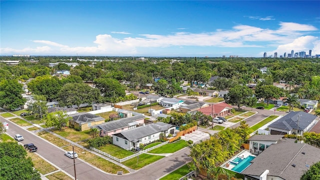 4231 8th St N, Saint Petersburg, FL 33703 - bird's eye view featuring a residential view