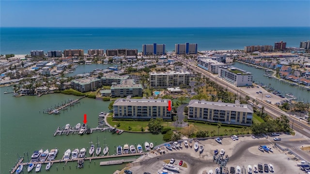 425 150th Ave Unit 2301, Madeira Beach, FL 33708 - view of urban area featuring a large body of water