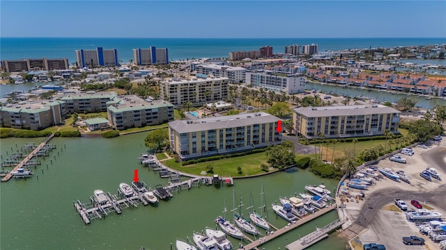 425 150th Ave Unit 2301, Madeira Beach, FL 33708 - aerial view of a large body of water and apartment complex