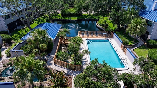 view of community pool
