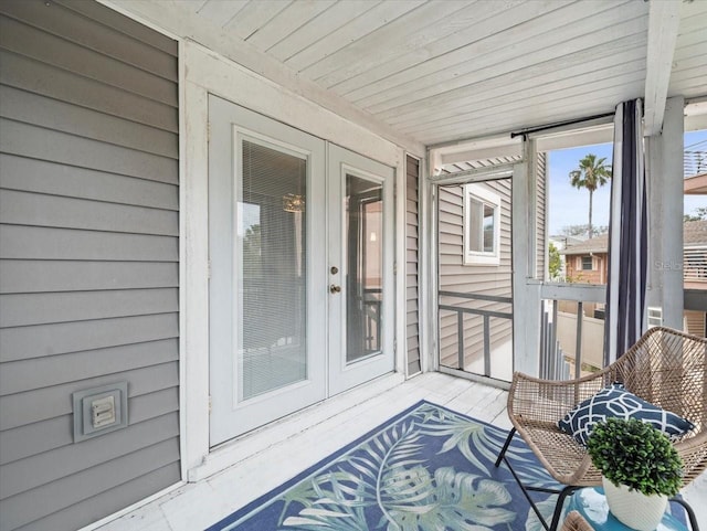 619 2nd St Unit 3, Indian Rocks Beach, FL 33785 - sunroom / solarium with french doors