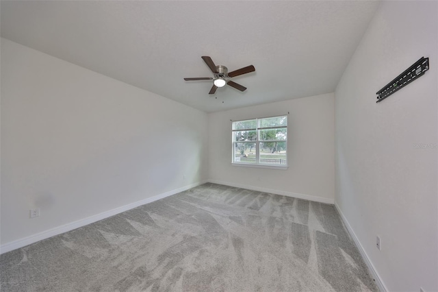 36959 Highland Meadows Ct, Zephyrhills, FL 33542 - carpeted spare room featuring a ceiling fan and baseboards
