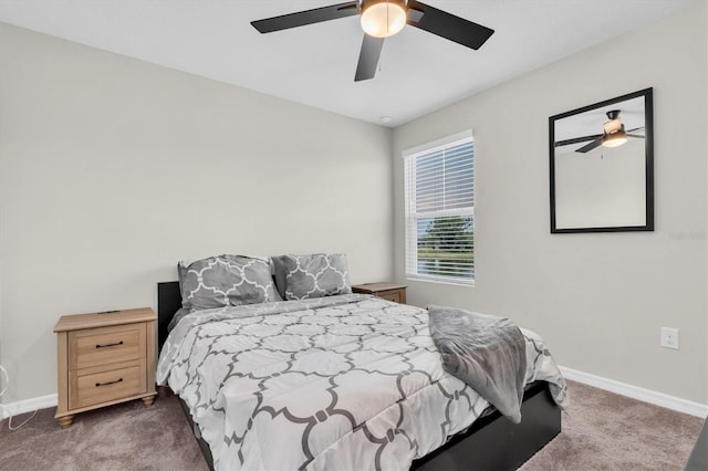 7721 Twin Leaf Ter, Parrish, FL 34219 - carpeted bedroom featuring baseboards and ceiling fan