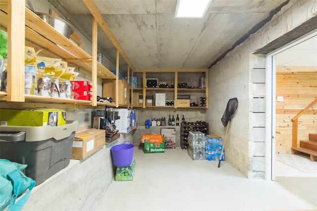 view of storage