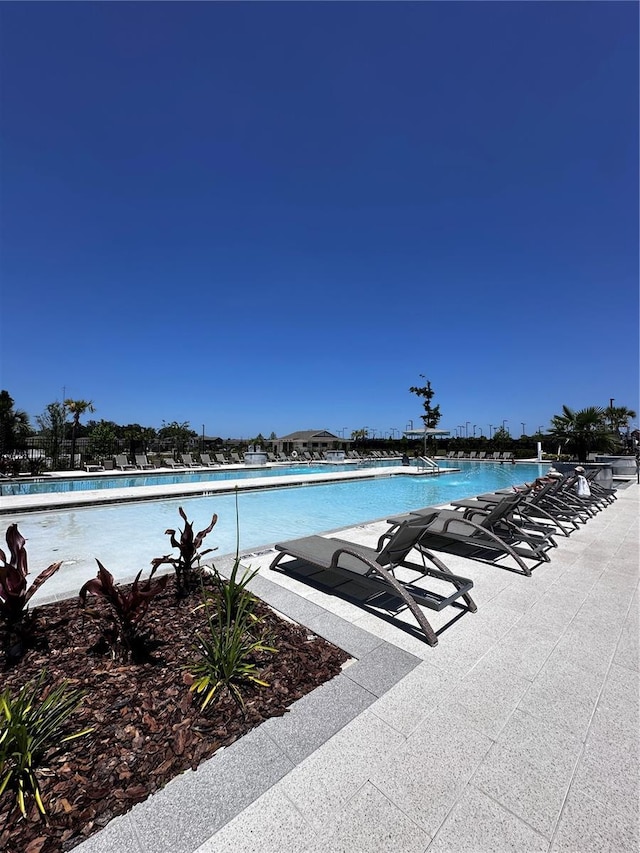 6942 Ripple Pond Loop, Zephyrhills, FL 33541 - community pool featuring a patio area