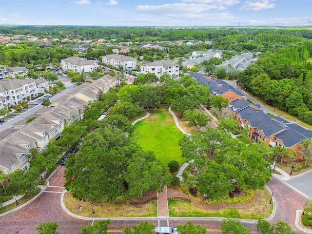 birds eye view of property featuring a residential view