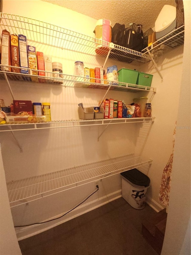 view of pantry
