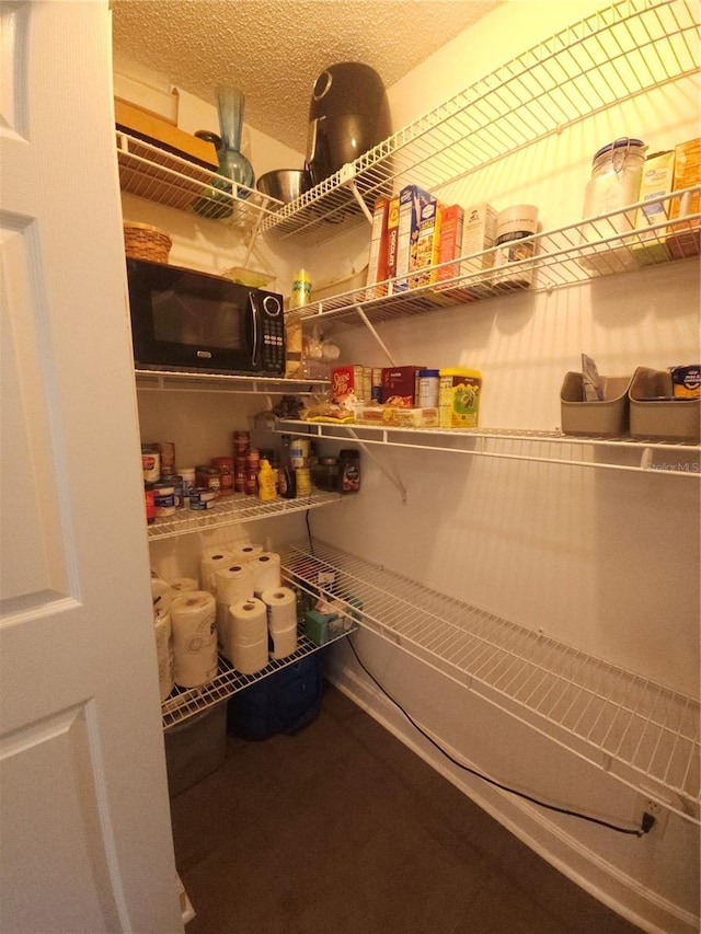view of pantry